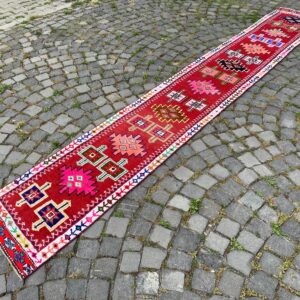 1.9 ft. x 12.6 ft. Vintage Turkish Rug TR25827 Image 1